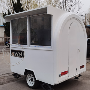 Chariots de nourriture mobiles Kiosque de vente Porte-<span class=keywords><strong>gobelet</strong></span> de bureau de <span class=keywords><strong>voiture</strong></span> Équipement de camion de nourriture Remorques de concession alimentaire - Product Image 2