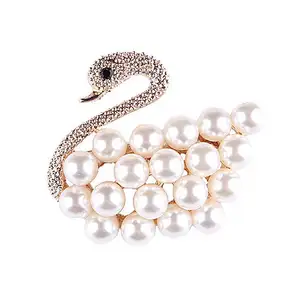 Enamel Pin kerongsang tudung Pin Suit Acrylic Gold Plated Luxury Brand Rose Stainless Steel Silver Hostess Rhinestone Brooch Pin