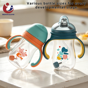 Vaso <span class=keywords><strong>de</strong></span> Transición Tritan para Bebés, Biberón para Leche, Taza Infantil con Múltiples Opciones <span class=keywords><strong>de</strong></span> Tetina, Fabricación OEM Personalizada - Product Image 1