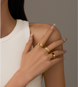 Anillo de Eternidad con Diamantes Naturales, Anillos de Compromiso Hechos a Mano Estilo Occidental para Parejas, Hombres y Mujeres - Product Image 2