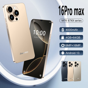 Global 16Pro Max factory wholesale price 6.6-inch screen Android 13 quad core processor 4GB+64/128/256GB 2G/3G network - Product Image 5