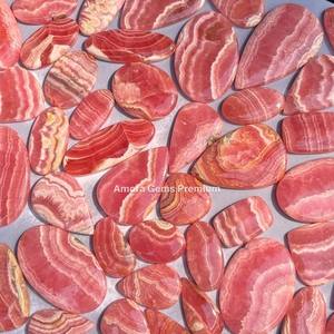 พลอยเทียมทรงผสมอัญมณีทรงหลวมสำหรับทำเครื่องประดับหินขัดสีชมพูสวยงามเหมาะสำหรับใส่แหวน - Product Image 3