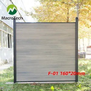 160 x 20 mm Paneel für Gartendekoration Brett Holzverbundwerkstoff-Sichtschutzzaun