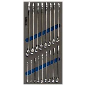 Outils, Ensembles d'outils, Jeu de clés mixtes FERVI dans un étui thermoformé souple - Product Image 1