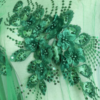 Motifs de papillons à paillettes broderie dentelle Appliques pour robe de bal robe de mariée Costumes bricolage fête