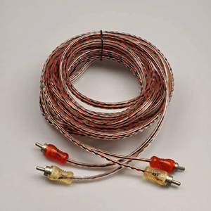 Factory wholesale <b>car</b> audio signal Y-splitter 1-to-2 male-to-female copper RCA cable transparent color - Product Image 6