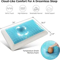 Comfort & Relax Reversible Cooling Gel Memory Foam Giường Gối