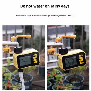 Zhitian Smart Automatic Plastic Timed Water Valve Controller 360 Movable Connector Big Screen Display Outdoor Waterproof Solar - Product Image 4
