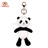 Ourson personnalisé Mini peluche éléphant porte-clés chaîne doux personnalisé lapin en peluche Panda jouet porte-clés