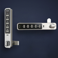 Serrure Intelligente Guub P202 à Clavier Numérique Sans Clé pour Porte en Acier, Stockage Cloud, Mot de Passe, Sécurité de Grade A Intégrée pour Employés