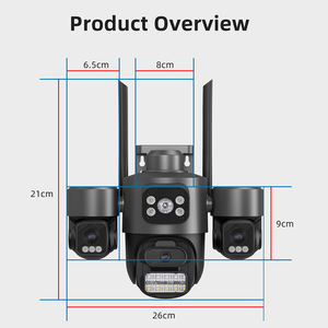 12MP Pan-Tilt Dome Outdoor Security <strong>Camera</strong> 4K CMOS Full Color Night Vision Motion Detection AI Human Tracking IP <strong>WIFI</strong> Two-Way - Product Image 2