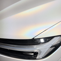 Film de protection de peinture (PPF) en TPU auto-réparateur anti-rayures, couleur blanc laser brillant, garantie 10 ans, pour voiture