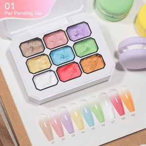 Esmalte de Uñas en Gel UV de Alta Densidad OEM/ODM, Sin LED, No Tóxico, <span class=keywords><strong>Base</strong></span> Acuosa, <span class=keywords><strong>9</strong></span> Colores Brillantes, Diseño de Lujo Francés, Botella para Arte de Uñas DIY - Product Image 1