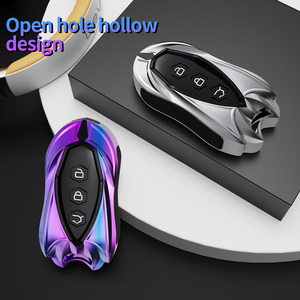 Porte-clés de voiture de haute qualité porte-clés en <span class=keywords><strong>cuir</strong></span> allié pour Baojun 510 730 360 560 RS-5 530 630 pour Wuling Hongguang S - Product Image 4