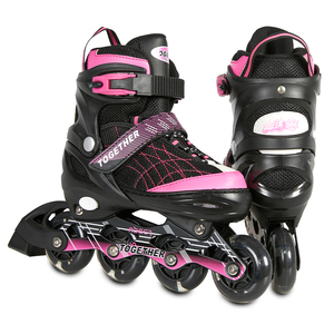 Nhà Máy Bán buôn có thể điều chỉnh <span class=keywords><strong>Inline</strong></span> Giày trượt con lăn cho trẻ em và phụ nữ giá rẻ nhấp nháy giày với chứng nhận <span class=keywords><strong>CE</strong></span> - Product Image 6