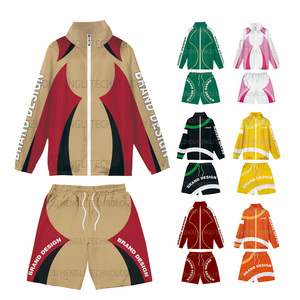Completi personalizzati pantaloncini alla moda <span class=keywords><strong>giacca</strong></span> a vento da <span class=keywords><strong>uomo</strong></span> - Product Image 2