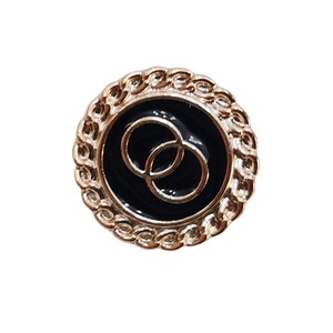 Boutons ronds en résine, directement de l'usine, avec logo personnalisé à double anneau et émail pour accessoires vestimentaires - Product Image 5