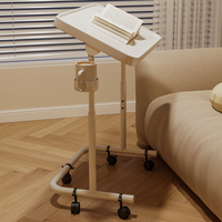 Table élévatrice d'ordinateur de bureau Simple de chevet bjflamingo Table PC pliante confortable avec porte-gobelet