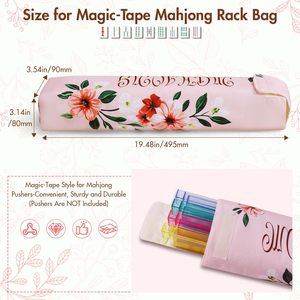 Sacs de rangement vides pour tuiles et plateaux de Mahjong, sac de transport idéal pour le Mahjong américain, parfait pour les soirées de jeu, les activités communautaires, le camping ou les voyages - Product Image 5
