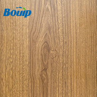Prix bon marché 15mm 18mm 1220*2440 feuilles de MDF mélamine grain de bois double face pour meubles