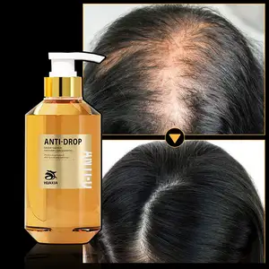 Özel etiket anti-saç dökülmesi şampuan saç büyüme bitki özü bitkisel saç anti-kepek şampuan teşvik