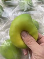 Bola Fidget Mangga Renyah Berubah Warna Buatan Tangan, Bola Stres Mangga Renyah, Mainan Remas ASMR, Mainan Pereda Stres Sensorik