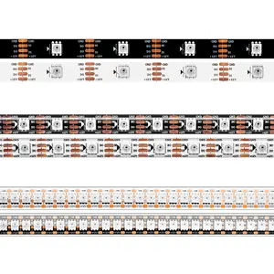 Aangepaste Pixel Digitaal Adresseerbaar Ws2815 2815 12V 30Leds 60Leds 144Leds Magische Droomkleur Rgb Slimme Led Stripverlichting