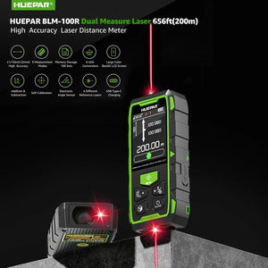 Huepar Li-ion Battery Tpye-c Charge BLM-60 393Ft <strong>Green</strong> <strong>Laser</strong> Level Distance Meter 60m <strong>Green</strong> Beam Distance Meter 120m - Product Image 6