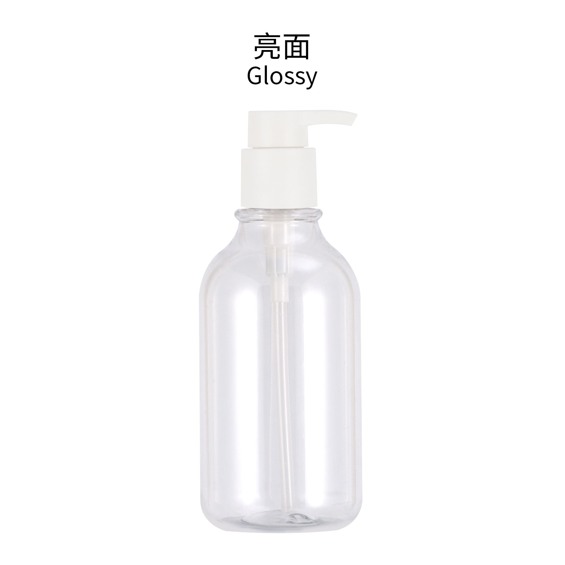 Flacon Transparent F Pompe Blanche