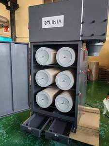 Filtre à air moteur fourni par l'usine, élément filtrant en papier moyen, efficacité de 99,995 %, porosité de 0,3 micron, débit de 600 CFM - Product Image 4