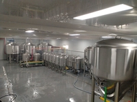 Machine de brassage d'équipement de brasserie Kombucha clé en main avec moteur et pompe en acier inoxydable 304/316 capacité 300L-2000L