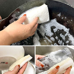 Éponge à vaisselle biodégradable, écologique, naturelle, en luffa, en cellulose, pour le nettoyage de la vaisselle de cuisine - Product Image 5