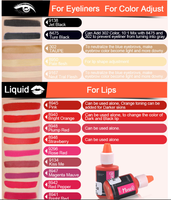 Pigment Biomaser Maser PMU, encre de maquillage permanent organique pour sourcils, lèvres, eye-liner, microblading