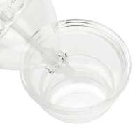 Distributeur de miel anti-goutte, distributeur de sirop, magnifique pot à miel en forme de nid d'abeille avec support