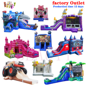 Thương mại dành cho người lớn Inflatable Bounce House Combo Bouncer Nhà Bên ngoài trời cho trẻ em nhảy <span class=keywords><strong>bouncy</strong></span> lâu đài trắng 1 mảnh Unisex - Product Image 3