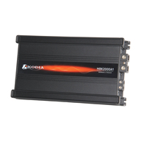 D Sınıfı 2000W Mono Blok Araç Ses Amplifikatörü 1 Kanal Subwoofer Amfisi, Araç Ses Sistemleri için Çift Katmanlı PCB ile