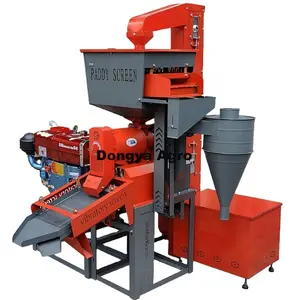 DONGYA AGRO commercial water cooled diesel type rice mill machine with lifter