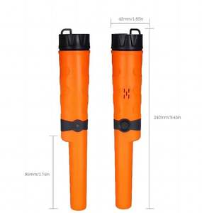 MD970 otomatik küçük el Metal dedektörü açık hazine avı için altın gümüş bulucu PVC plastik malzeme ROHS sertifikalı - Product Image 2