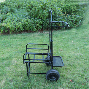 Складная тележка Selco для ловли карпа, стальной материал, два колеса для речного озера, пресноводного ручья - Product Image 3