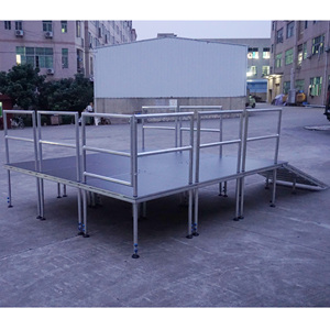 Scène en aluminium léger, plateforme de scène réglable en hauteur pour les spectacles musicaux - Product Image 6