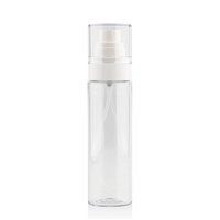 Flacon pulvérisateur pour brume capillaire, ensemble d'emballage cosmétique 100ML PET pour vaporisateur de sérum de soin de la peau, nettoyant visage, personnalisable