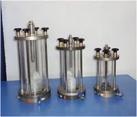 Equipo de prueba de suelo de celda triaxial de suelo de 38mm 50mm 70mm Cámara de prueba triaxial