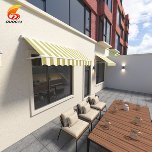 Nuevo producto DUOCAI, <span class=keywords><strong>toldo</strong></span> de aluminio para exteriores con brazo oscilante, <span class=keywords><strong>toldo</strong></span> de ventana decorativo retráctil Manual - Product Image 2
