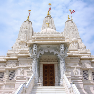 ประติมากรรมหินแกะสลักรูปวิหารหินอ่อนสีขาวขนาดใหญ่สำหรับโครงการขนาดใหญ่คุณภาพระดับพรีเมี่ยม - Product Image 1