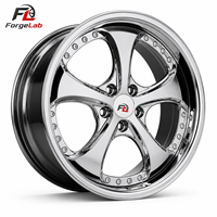 جنوط سيارات فورج لاب مقاس 18 19 20 21 22 بوصة، 5x112 5x120 5x114.3، جنوط كروم مخصصة من قطعتين أو ثلاث قطع، جنوط عميقة مصنوعة من السبائك المطروقة