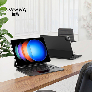 Siêu mỏng từ <span class=keywords><strong>Touchpad</strong></span> BT Bàn phím không dây trường hợp chuyên nghiệp 12.4 inch Tablet trường hợp đối với Xiaomi Pad 6S PRO sản phẩm mới - Product Image 1