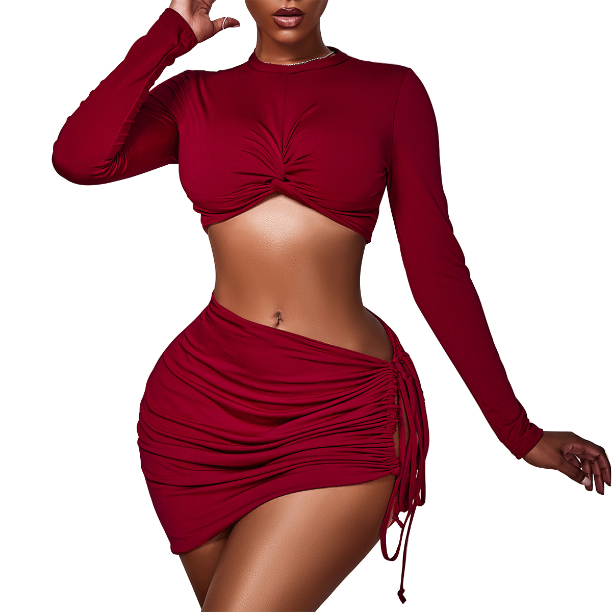 Casual Dresses Elegant Fashion Crop Top 