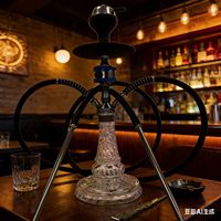 Expédition rapide - Chicha Hubbly Bubbly à 2 tuyaux - Chicha de luxe haut de gamme