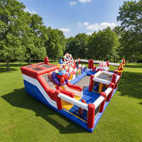 Toboggan gonflable pour parc d'attractions - Manège intérieur/extérieur pour enfants et adultes, en PVC, certifié CE