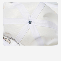 Casquettes de baseball structurées en sergé de polyester couleur unie, brodées sur mesure, à 6 panneaux, motif à pois, sportives, unisexe, pour événements sportifs d'équipes